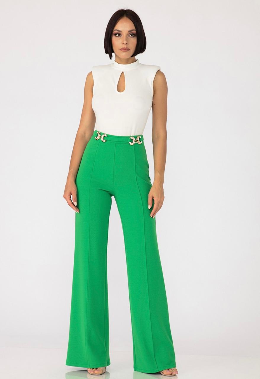 Pantalón Verde Talle Alto