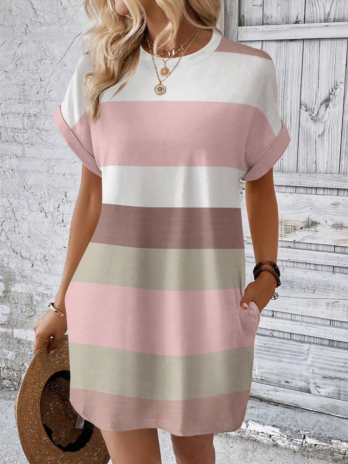 WhatsApp Image 2025-05-30 at 10.15.12 AM Vestido Camisero de Rayas - Imagen 1