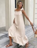 Maxi Vestido con Espalda Abierta