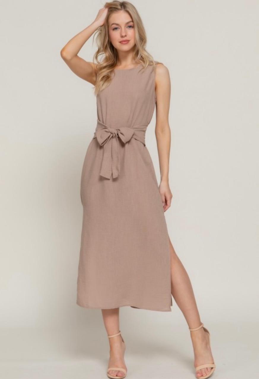 Vestido Greta Taupe