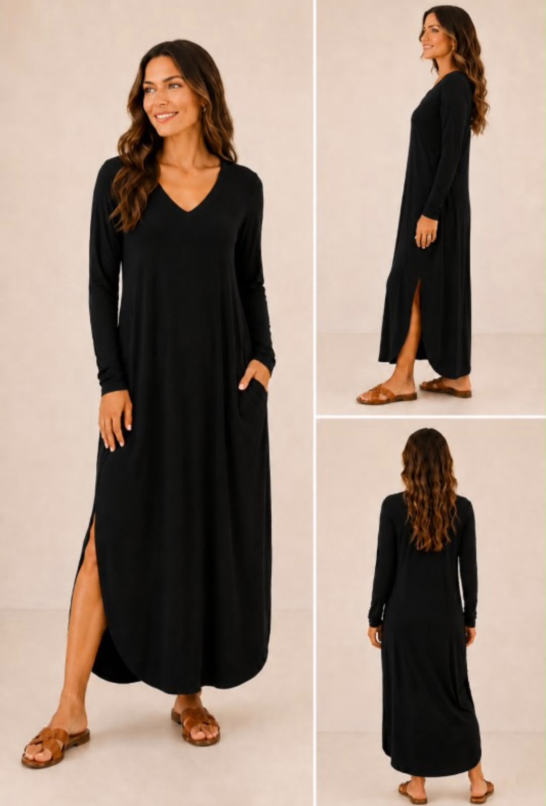 WhatsApp Image 2026-10-22 at 5.46.37 PM (2) Vestido Ellie Negro - Imagen 1
